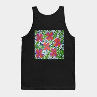 Tropical Rain Flowers Tank Top